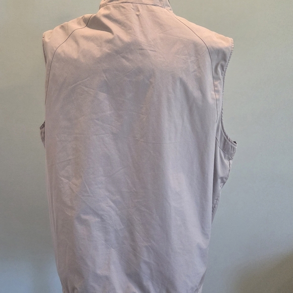 IZOD Performance Reversible Vest Mens Size XL Tan/Beige Full Zip Sleeveless - Picture 6 of 16